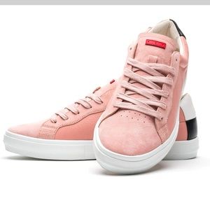 Savale Coral Cloud Leather/Suede Luxury Shoes Side 9.5 Unisex NIB